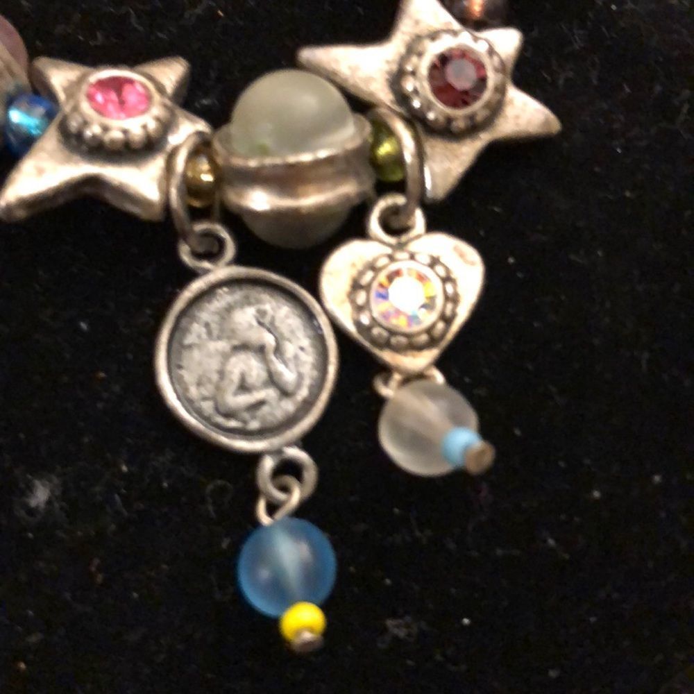 Stretchable Silver Tone Bracelet - image 2